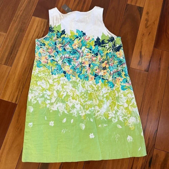 J Jill Linen Tropical Sundress NWT - Picture 2 of 6